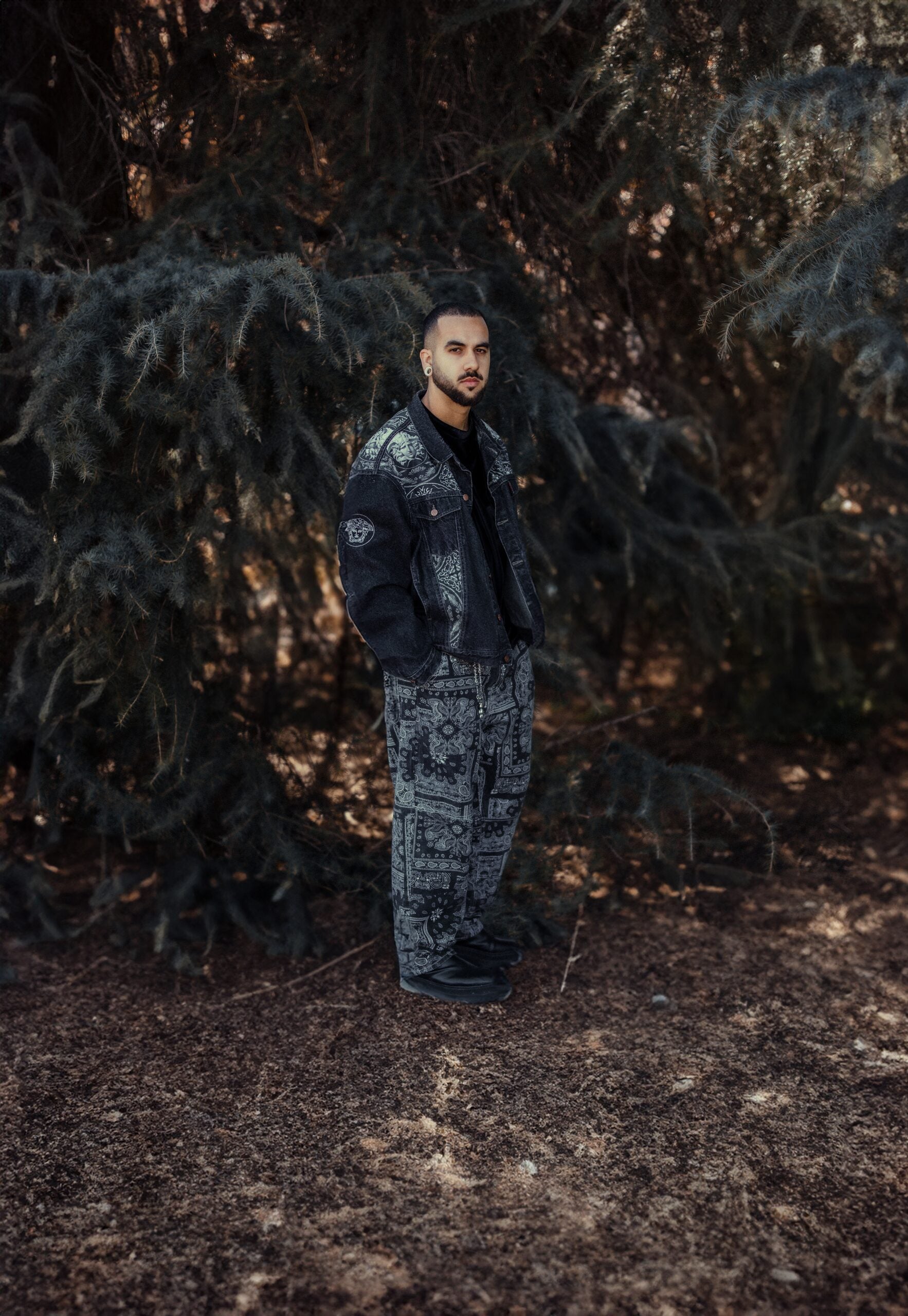 Retrato en el bosque