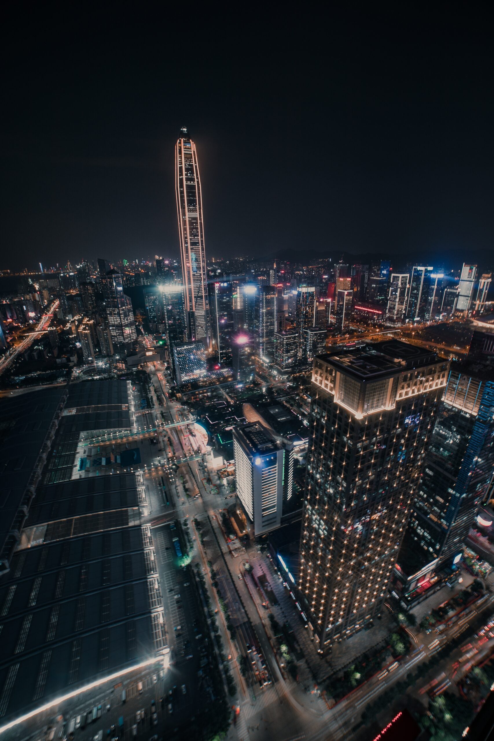 Fotografía urbana nocturna